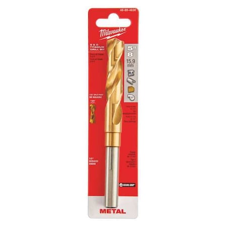 Reduced Shank Drill Bit 5/8 in. dia. by USA Milwaukee Reduced Shank Drill Bits