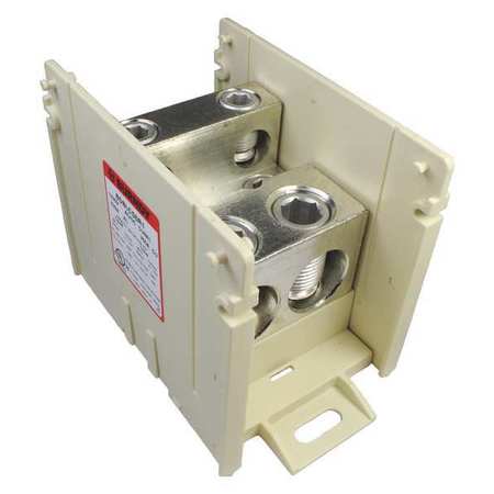 Power Distribution Block 4 AWG to 500MCM Model BDBLCS6R1 by USA Burndy Electrical Wire Power Distribution Blocks