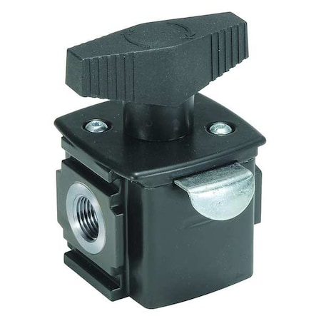 Lock Out Ball Valve 1/2 in. NPT 260 cfm by USA Wilkerson Pneumatic Air Line Lockout Valves