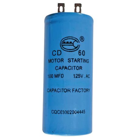 Capacitor 100uf/125v by USA Dayton Power Tool Parts