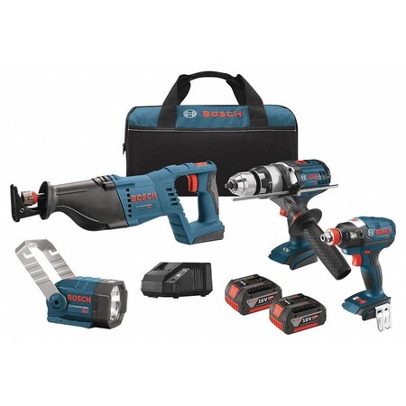 Cordless Combo Kit Flashlight by USA Bosch Cordless Power Tool Combination Kits