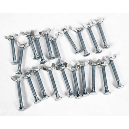 Bolt and Nut Kit 1/4 In PK20 by USA Value Brand Power Tool Parts
