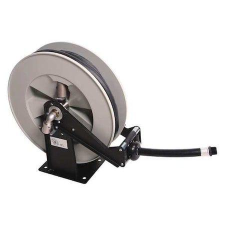 Spring Return Reel 1700 psi Max Pressure by USA Liquidynamics Pneumatic Spring Return Hose Reels