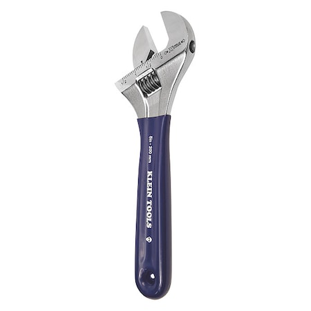 Adj. Wrench 8" 1 1/2" Cap. Chrome Type D509 8 by USA Klein Adjustable Wrenches