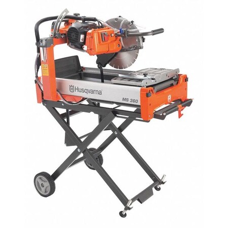 Masonry Saw 1.5 HP Wet 132 lb. 115V by USA Husqvarna Power Masonry Saws