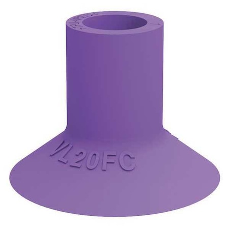 Suction Cup Purple 25mm Dia. 34mm H PK5 by USA Value Line Pneumatic Vacuum Pads