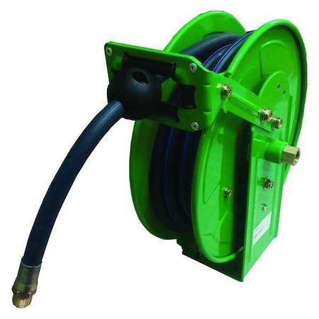 Hose Reel Spring 3/8" 35 ft by USA Speedaire Pneumatic Spring Return Hose Reels