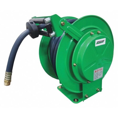 Hose Reel 1/2" 50 ft L 300 psi Type 45UZ44 by USA Speedaire Pneumatic Spring Return Hose Reels