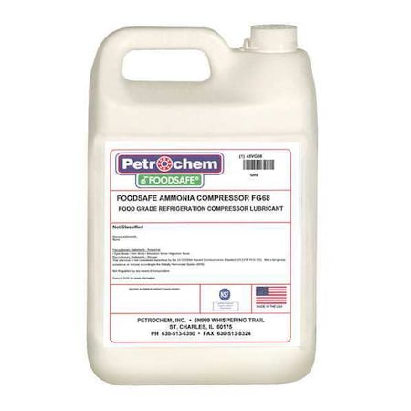 Compressor Oil 1 gal. Jug Mineral Oil Type FS AMMONIA COMPRESSOR FG 68 001 by USA Petrochem Air Compressor Oil