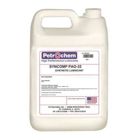 Compressor Oil 1gal Jug Polyalphaolefin by USA Petrochem Air Compressor Oil