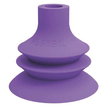 Suction Cup Purple 52.5mm H PK5 by USA Value Line Pneumatic Vacuum Pads