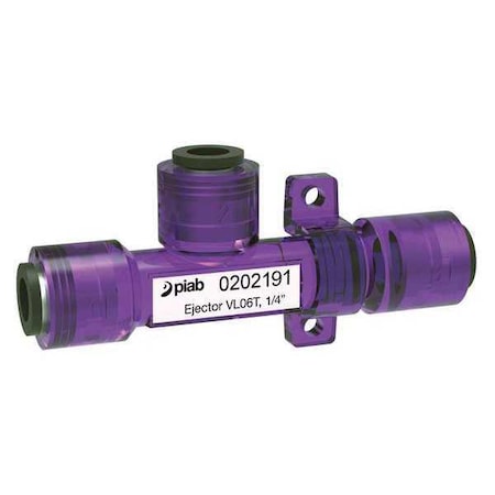 Vacuum Ejector Inline 31.5mm H 1/4 in. by USA Value Line Pneumatic Vacuum Ejectors