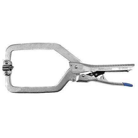 Locking C Clamp 10" 4 21/32" Cap. Type 45W342 by USA Westward Locking Clamps