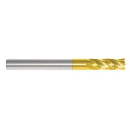 End Mill 7/16 in. 4 Flutes TiN by USA Monster Carbide End Mills