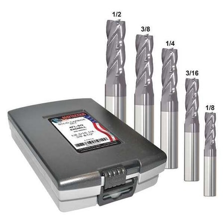 End Mill 4 Flutes TiAlN by USA Monster Carbide End Mills