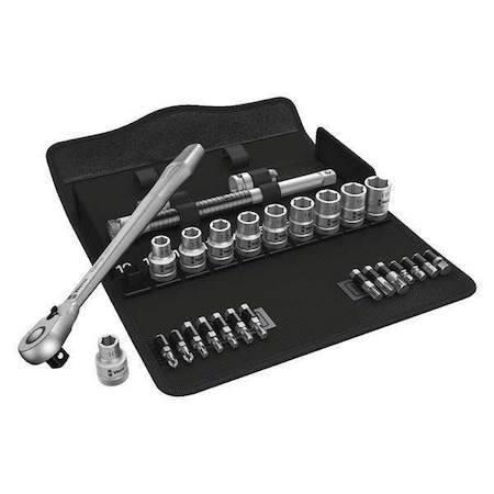 Socket Wrench Set 28 1/2 in. Metric by USA Wera Socket Sets
