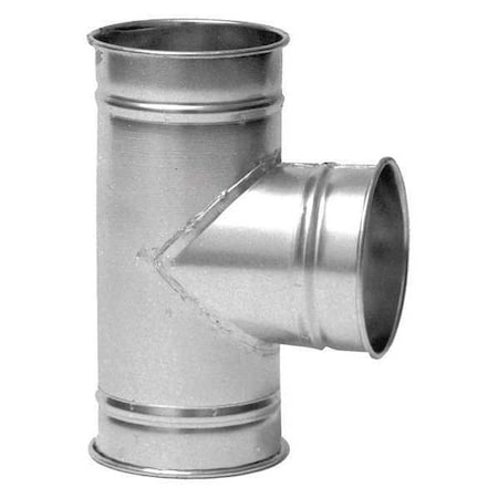 14" x 22" Round T Branch 20 ga. SS by Nordfab in US