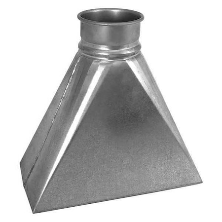 5" x 12" Round Router Hood 20 ga. by Nordfab in US
