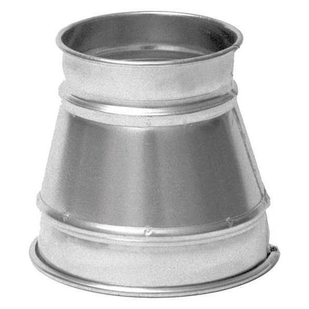 16" x 8" Round Reducer Duct Fitting 20 ga. SS by Nordfab in US