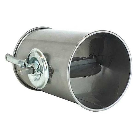 4" x 8" Round Butterfly Valve 22 ga. SS by Nordfab in US
