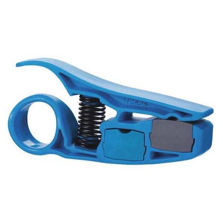 Coax Cable Stripper 4 1/2 in. L Plastic by USA Ideal Wire Strippers Crimpers Cable Slitters