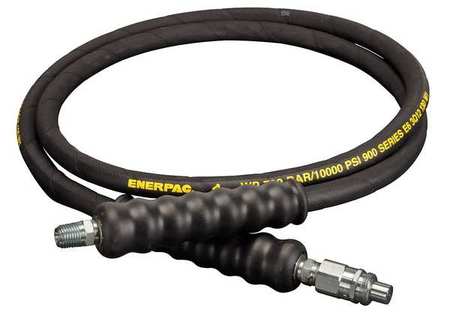 Hydraulic Hose Rubber 1/4 6 Ft Model HB9206Q by USA Enerpac Hydraulic High Pressure Hoses