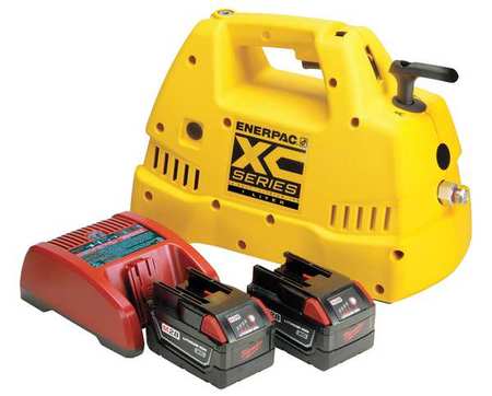 Enerpac Hydraulic Electric Pumps Hydraulic Pump Battery Operated Model XC1201ME USA Supply