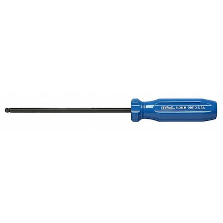 Screwdriver Ball Hex 4.0mmx5 1/4 In Hex by USA Eklind Screwdrivers