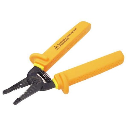 Wire Stripper 18 to 10 AWG 7 3/4 In by USA Ideal Wire Strippers Crimpers Cable Slitters