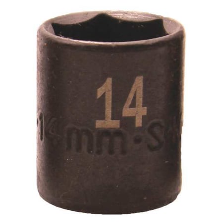 Impact Socket 1/4" Drive 14mm Size by USA SK Sockets