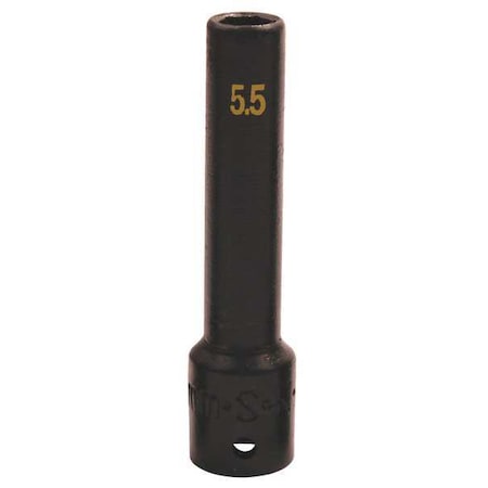 Impact Socket 1/4" Drive 5.5mm Size by USA SK Sockets