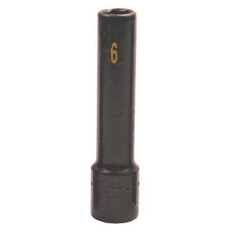 Impact Socket 1/4" Drive 6mm Size by USA SK Sockets