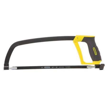 Hacksaw 17 3/4 in L 24 TPI Rubber Grip by USA Stanley Hacksaw & Coping Saw Blades