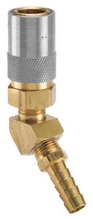Body 1/2 Hose ID 3/8 In. Body Brass Model PC328 by USA Parker Hydraulic Quick Couplers