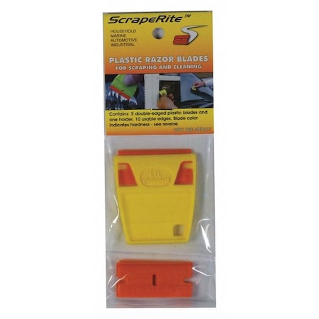 Scraper 2 in. L Razor Blade Plastic by USA Hardline Putty & Joint Knives Spatulas Scrapers
