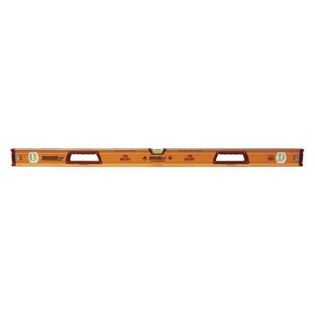 Box Level Aluminum 48in L Yllw 8 Magnets by USA Johnson Box I Beam & Torpedo Levels