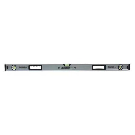 Box Level Aluminum 48 in. L Silver by USA Johnson Box I Beam & Torpedo Levels