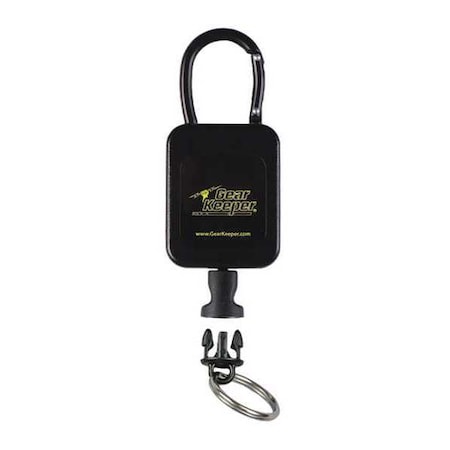 Retractor 36inL Black 3/8lb Aluminum by USA Gearkeeper Tool Holding Collars & Loops