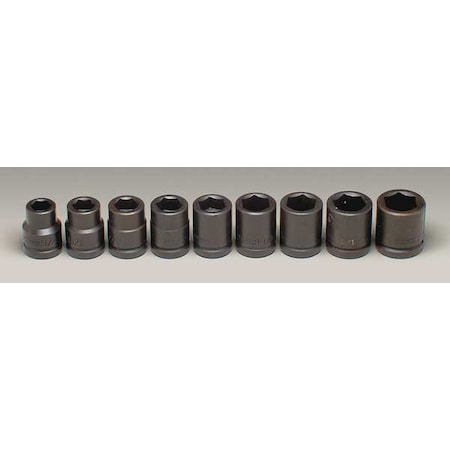 Impact Socket Set 3/4 In Dr 9 pc Type 609 by USA Wright Socket Sets