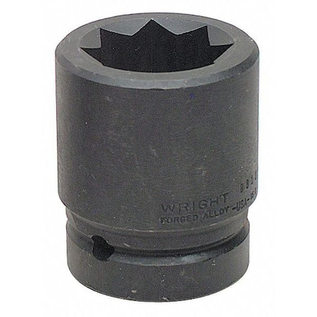 Impact Socket 1 In Dr 1 1/2 In 8 pt by USA Wright Socket Wrench Accessories