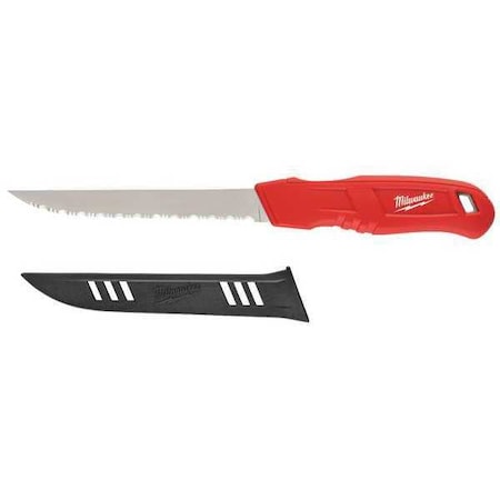 Serrated Insulation Knife 12 in. L Red by USA Milwaukee Metal Cutting Snips & Sheet Metal Tools