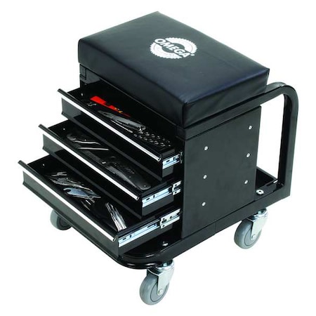 Tool Box Creeper Seat 14 1/2"Wx18 1/4"H by USA Omega Tool Chest & Side Cabinets