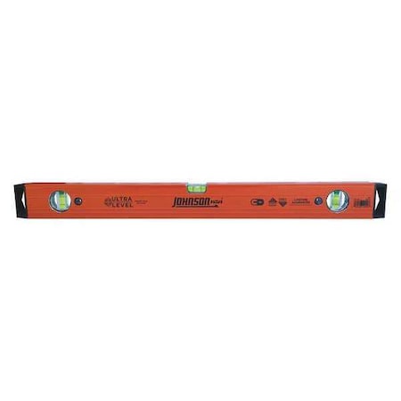 Box Level Aluminum Magnetic 24 in. L by USA Johnson Box I Beam & Torpedo Levels