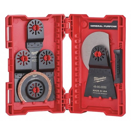Oscillating Blade Kit 9 Pieces by USA Milwaukee Oscillating Tool Accessories