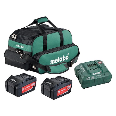 Battery Pack and Charger Kit 18V 5.2Ah Li Ion Type US625596252 by USA Metabo Cordless Power Tool Accessories