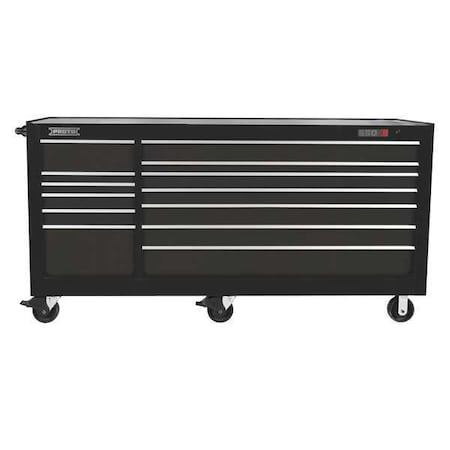 Workstation Black 46 3/8 in.H 13 Drawers by USA Proto Rolling & Combination Cabinets & Carts