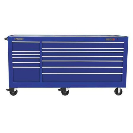 Workstation Blue 46 3/8 in. H 13 Drawers by USA Proto Rolling & Combination Cabinets & Carts