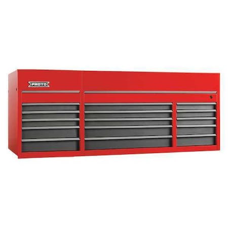 Top Chest 88 in. W 15 Drawers by USA Proto Tool Chest & Side Cabinets