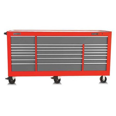 Workstation 46 3/8inH 22Drawers by USA Proto Rolling & Combination Cabinets & Carts