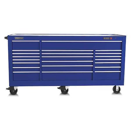 Workstation Blue 46 3/8 in. H 22 Drawers by USA Proto Rolling & Combination Cabinets & Carts
